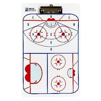 Goalie (16 po) - Tableau pour entraîneur de gardien de but de hockey