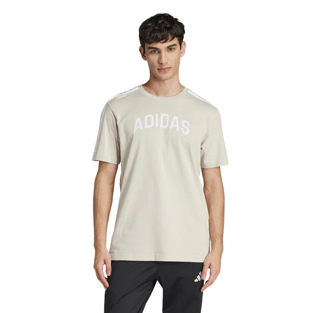 Collegiate Linear Graphic - Men's T-Shirt