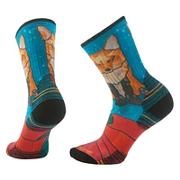 Hike TC Geo Fox - Women's Cushioned Crew Socks