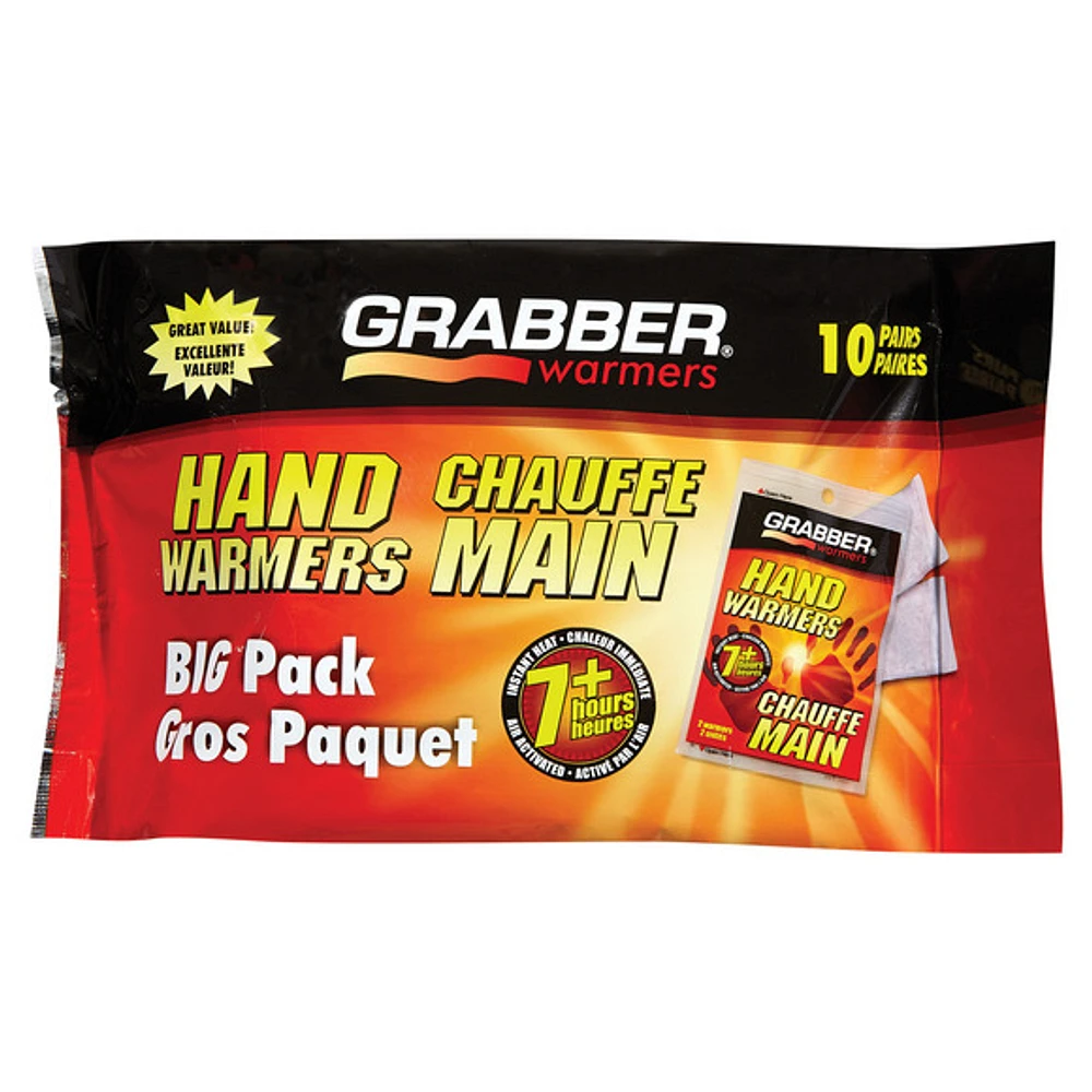 Hand Warmers (Paquet de 10 paires) - Chauffe-mains