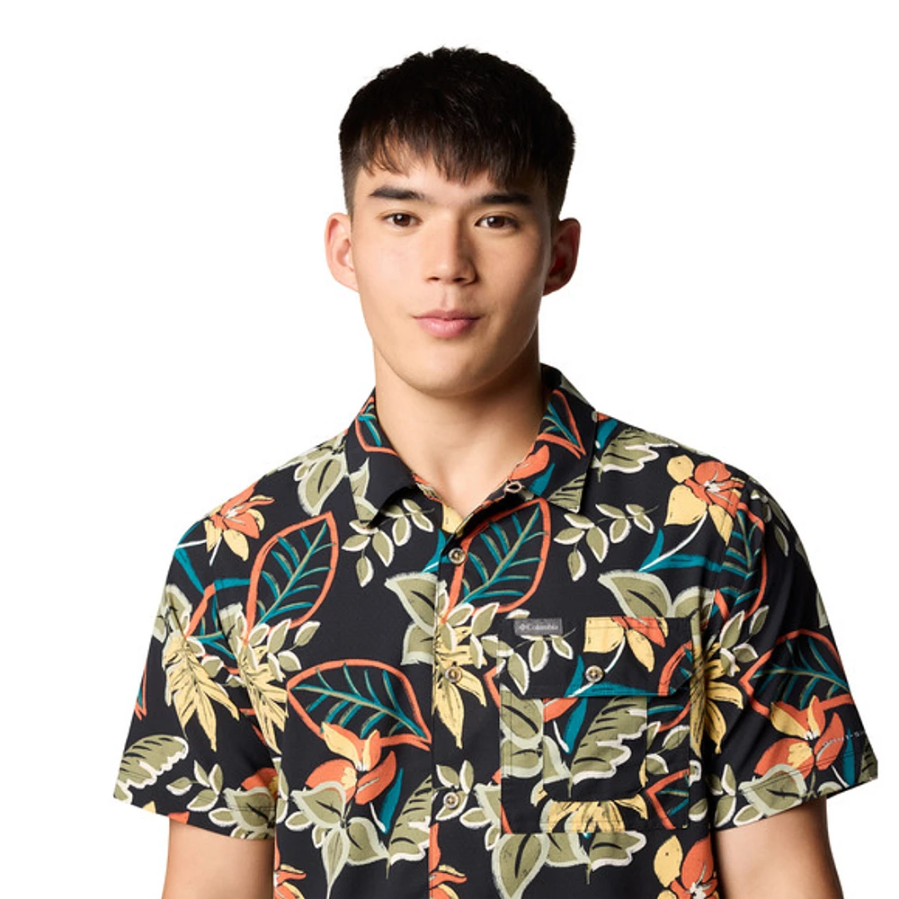 Tech Trail Utility Printed - Men's Short-Sleeved Shirt