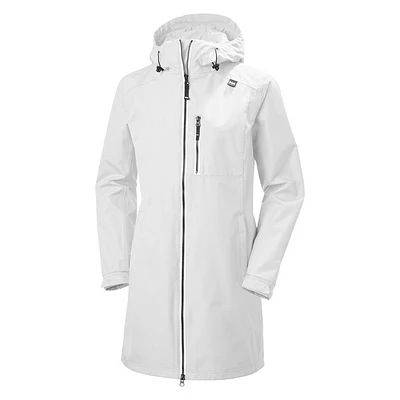 Long Belfast - Women's Hooded Rain Jacket