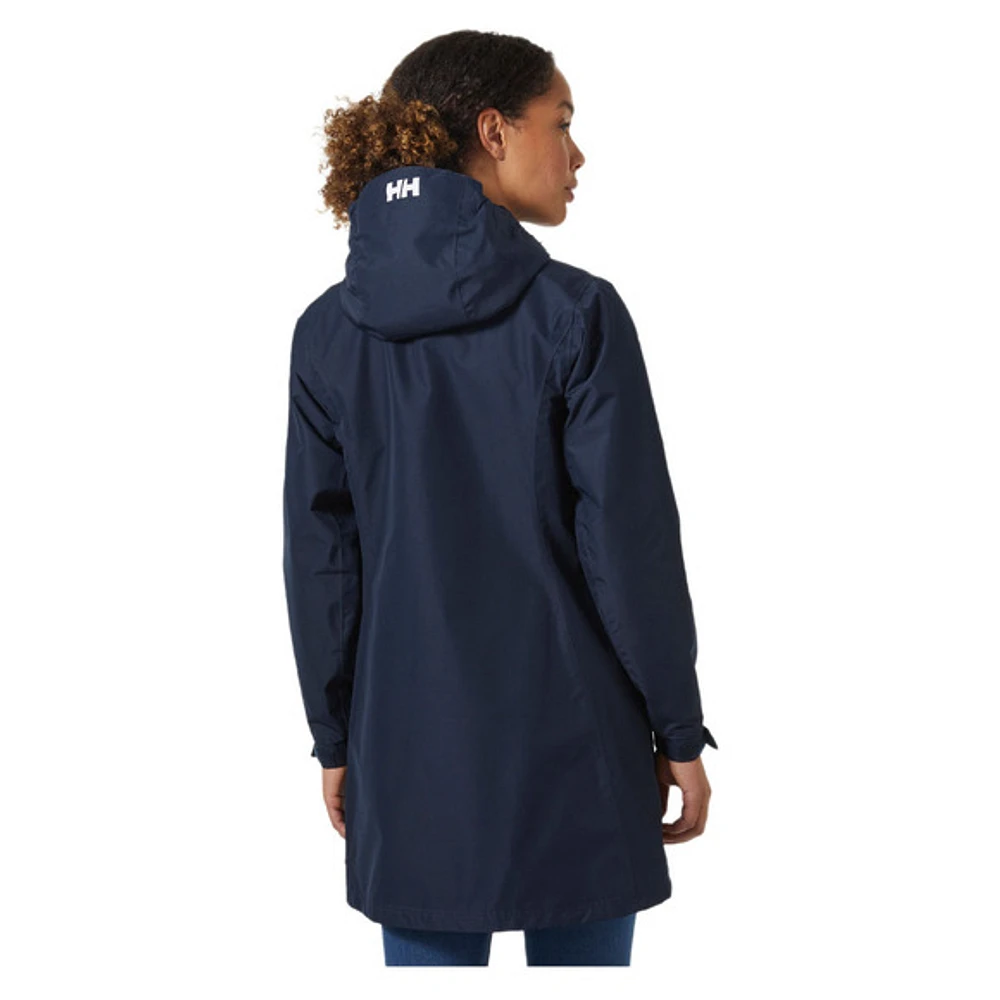 Long Belfast - Women's Hooded Rain Jacket