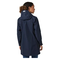 Long Belfast - Women's Hooded Rain Jacket