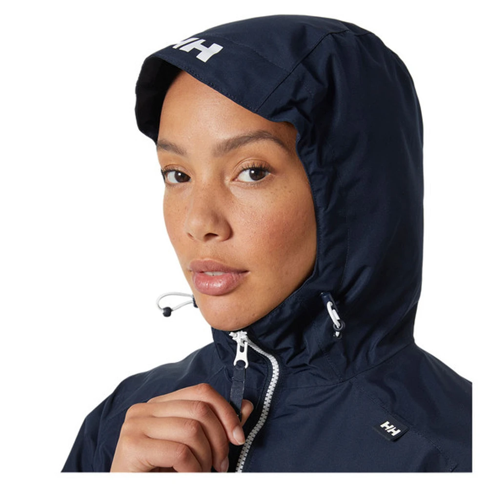 Long Belfast - Women's Hooded Rain Jacket