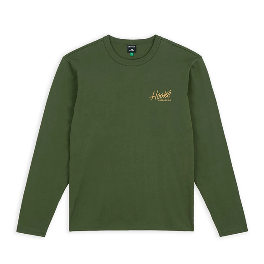 M'S SALMON FLY LS TEE - MEN'S L/S SHIRT