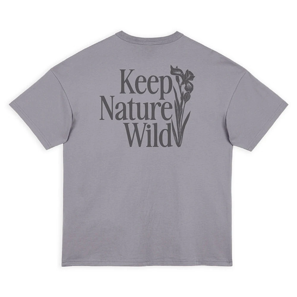 W'S KEEP NATURE WILD OVERSIZED T-SHIRT - M/C FEMME