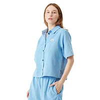 SESIA CORD SHIRT - CHEMISIER M/C FEMME