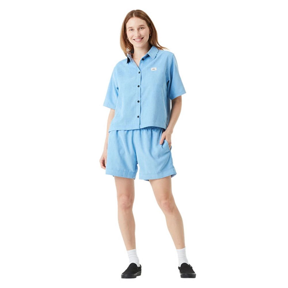 SESIA CORD SHIRT - CHEMISIER M/C FEMME