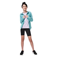 Lightweight Woven Core - Girls' Hooded Jacket