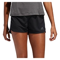 Pacer 3-Stripes Knit - Short de course pour femme