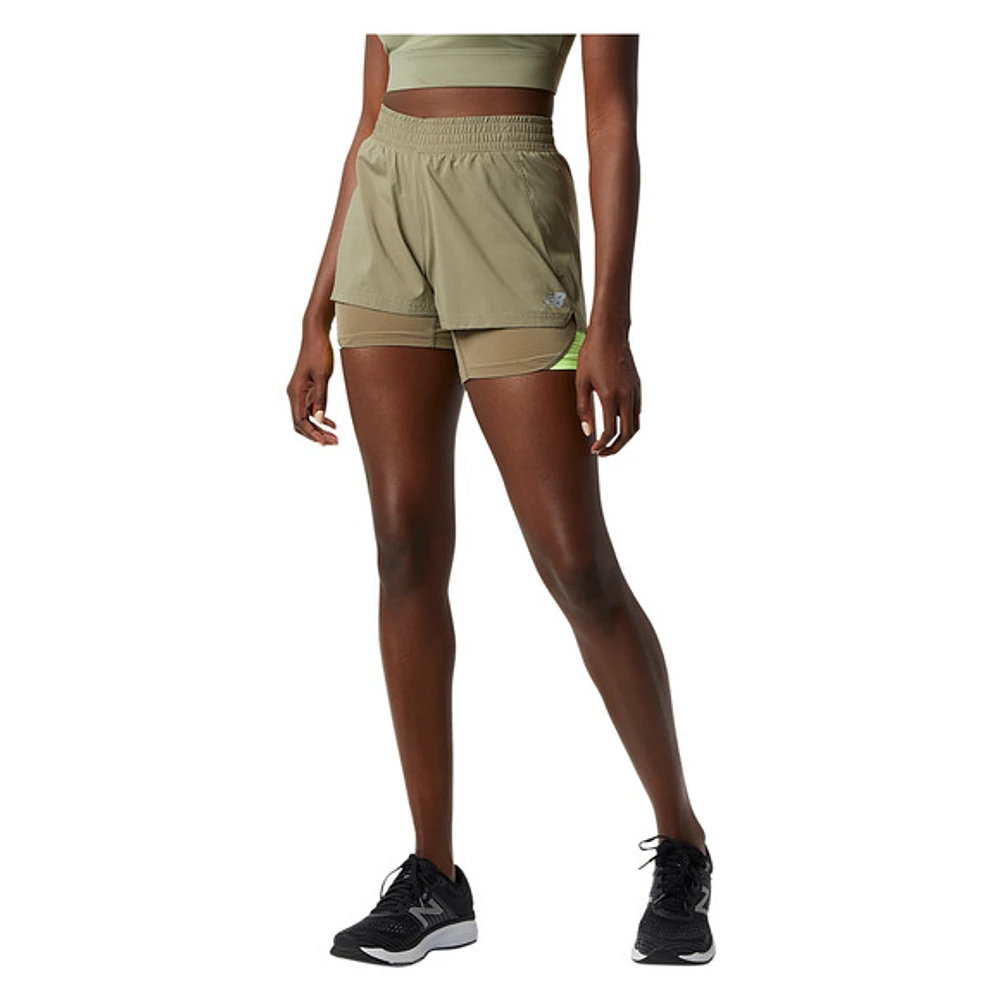 Tech Train - Women's 2-in-1 Running Shorts