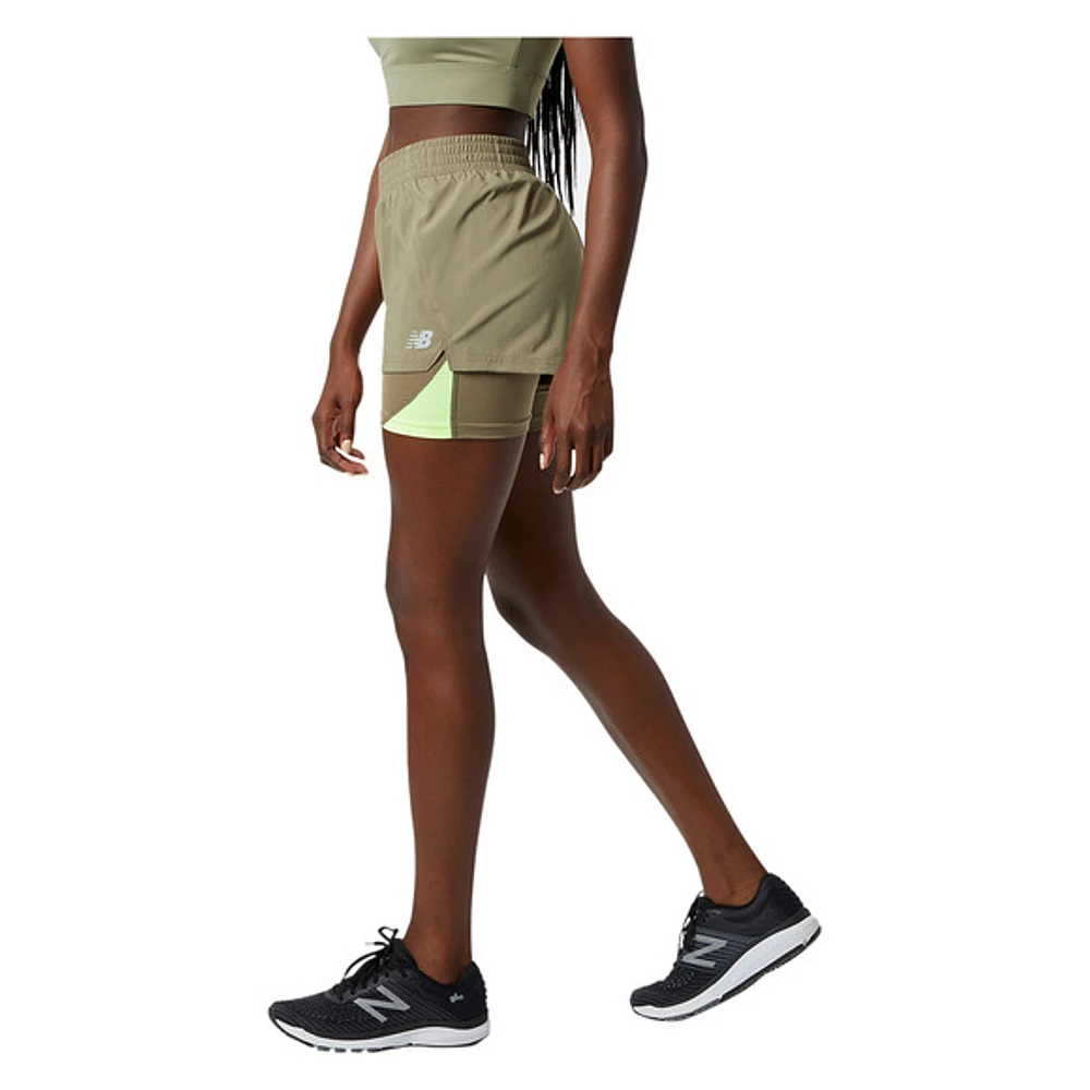 Tech Train - Women's 2-in-1 Running Shorts