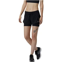 Impact Run - Short de course 2 en 1 pour femme