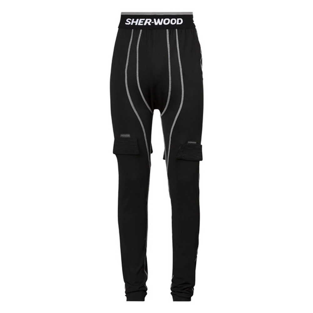 1013031904 - Pantalon de compression avec support athlétique pour junior