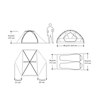 Tungsten 2P - Tente de camping pour 2 personnes