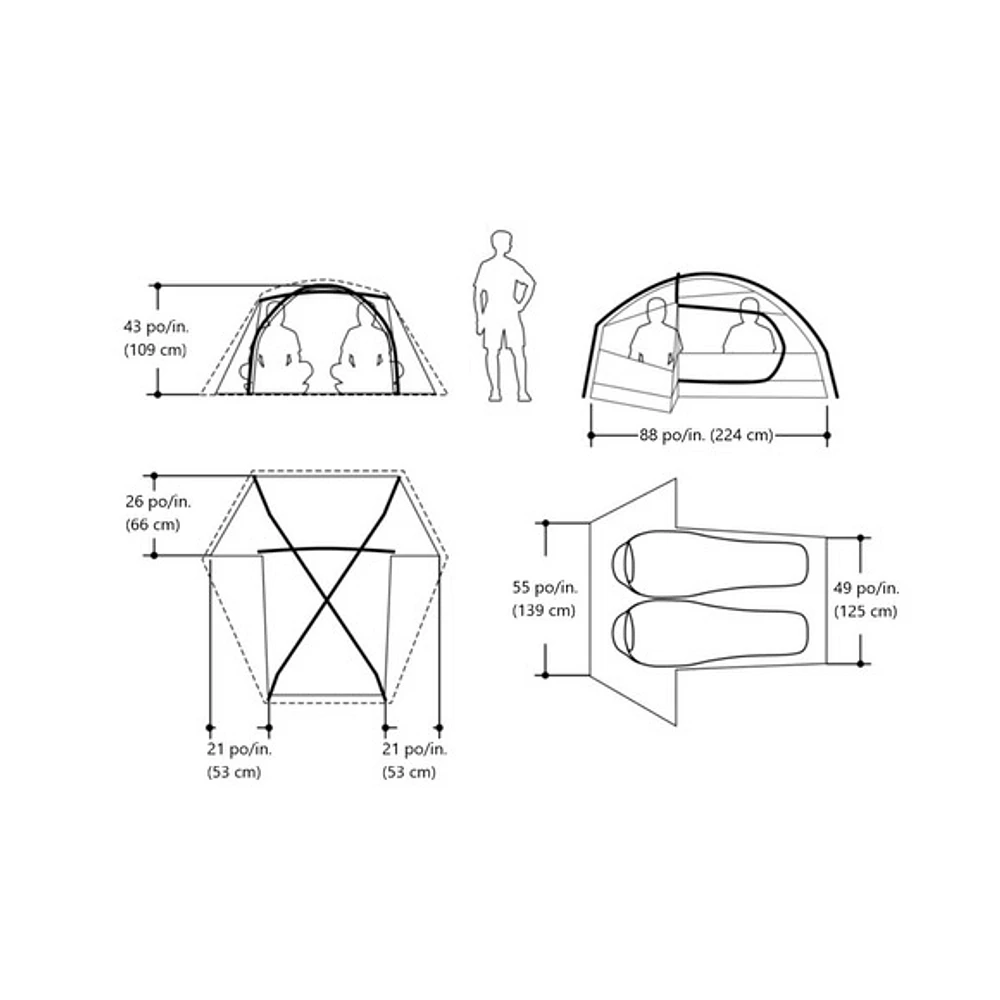 Limelight 2P - Tente de camping pour 2 personnes