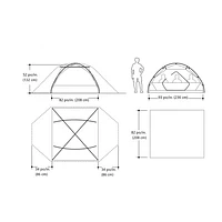 Tungsten 4P - Tente de camping pour 4 personnes