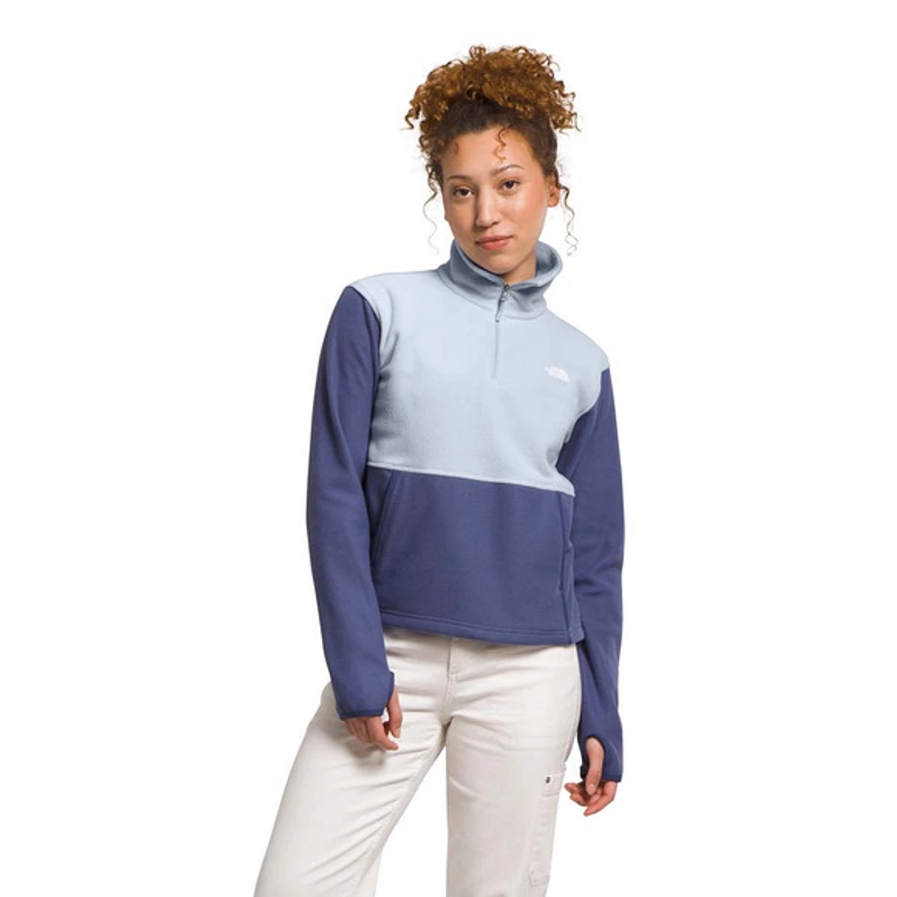 Alpine Polartec 100 Cowl - Women's Quarter-Zip Fleece Sweater