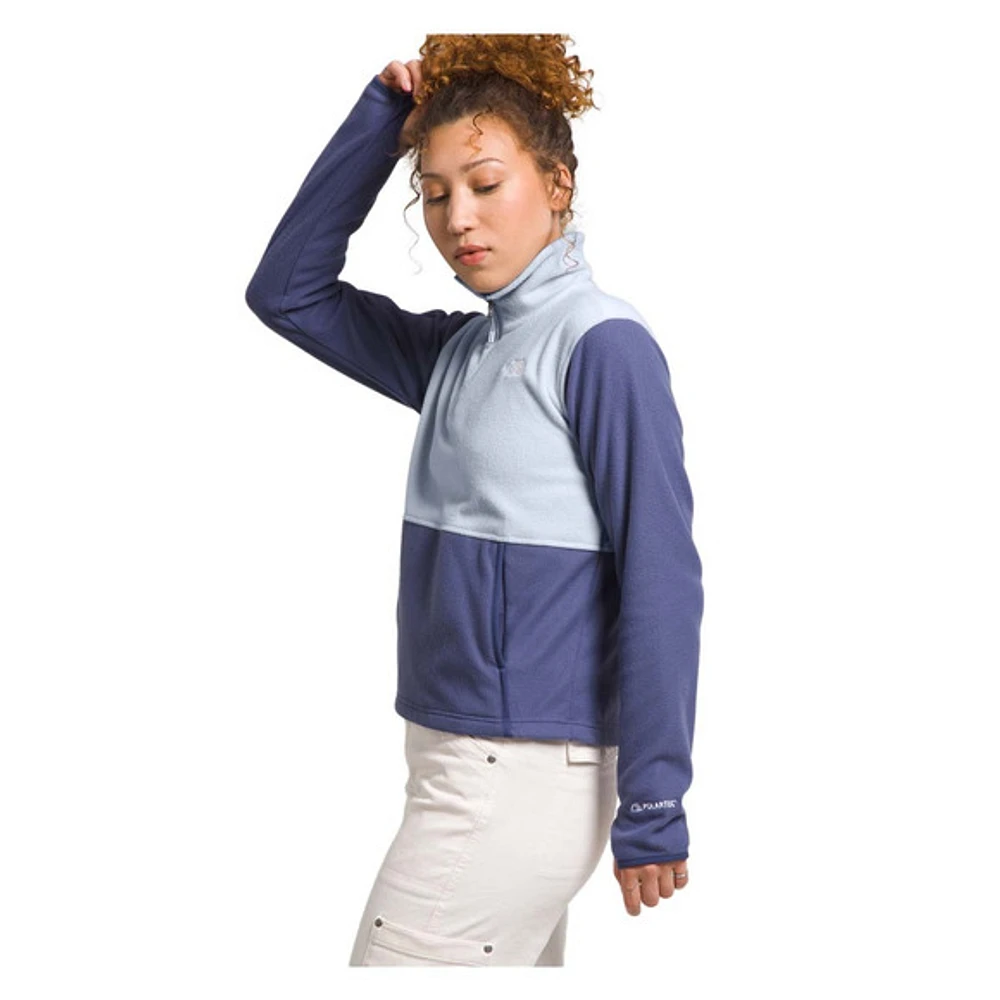 Alpine Polartec 100 Cowl - Women's Quarter-Zip Fleece Sweater