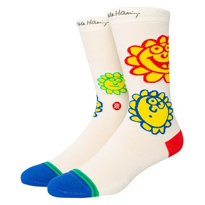 Happy Fields - Men's Crew Socks