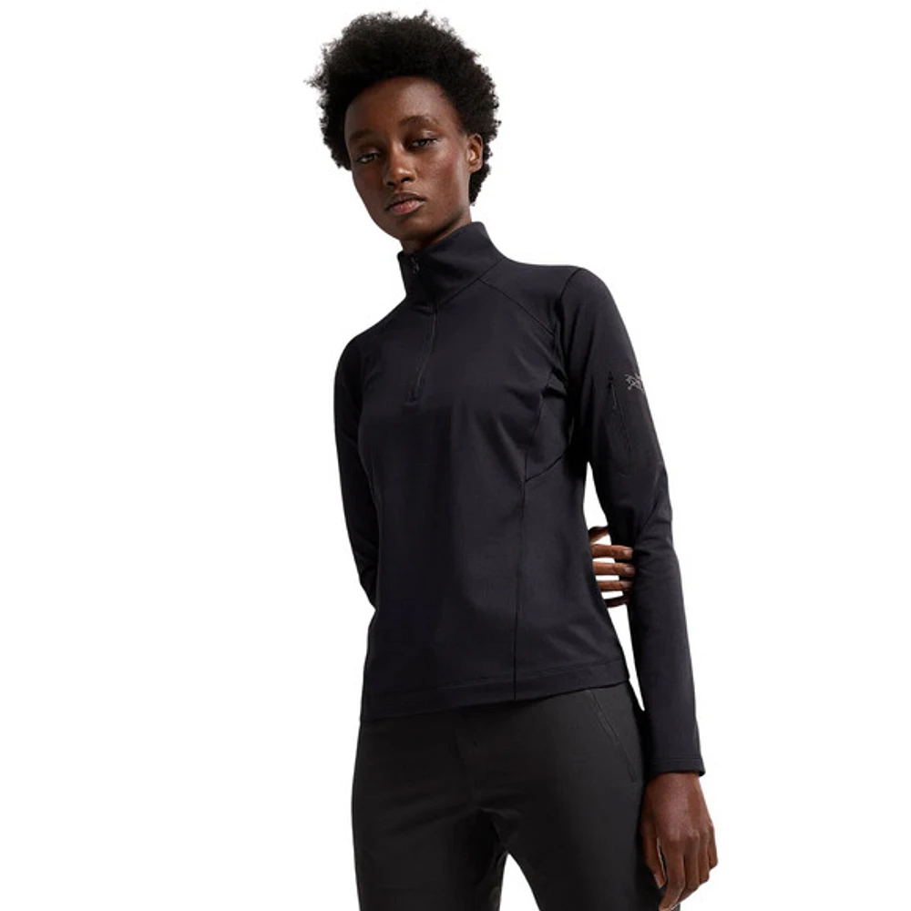 Rho Zip Neck - Women's Baselayer Long-Sleeved Shirt