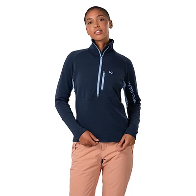 Emma - Women's Half-Zip Sweater