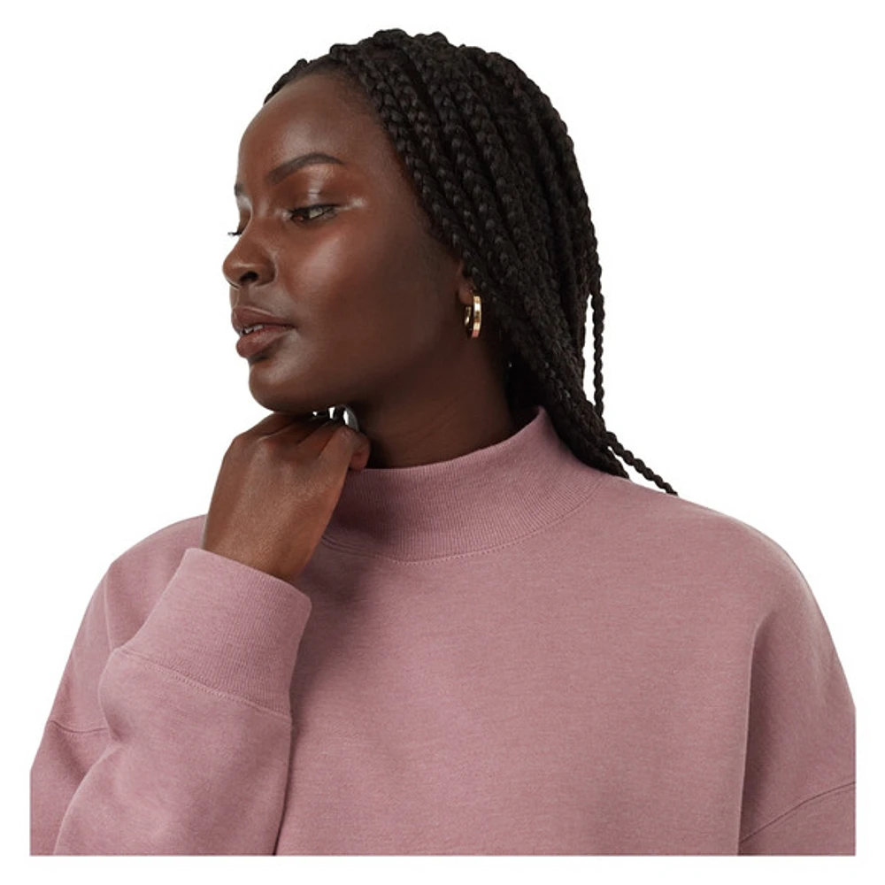 TreeFleece Oversized Mock Neck - Women's Sweatshirt