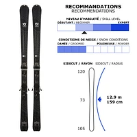 Flair 73/vMotion1 - Skis alpins de piste pour femme