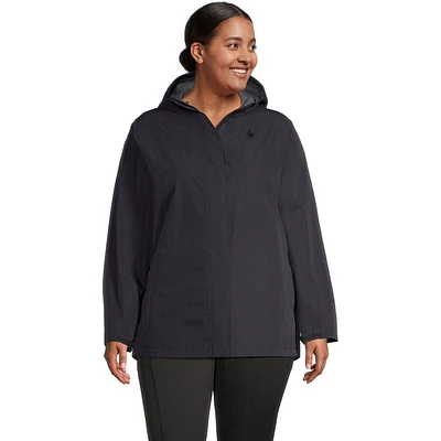 Tabor (Taille Plus) - Manteau de pluie à capuchon pour femme