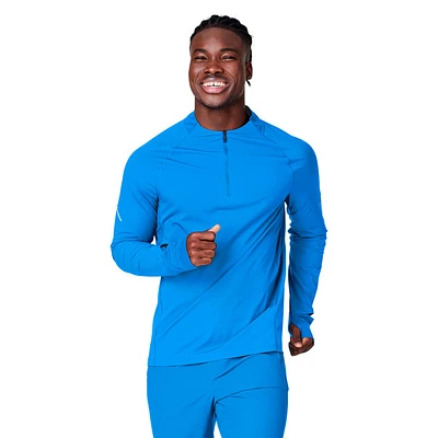 Push Aviate Pullover - Chandail d'entraînement à fermeture éclair au col pour homme