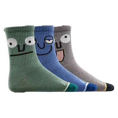 Faces (Paquet de 3 paires) - Chaussettes pour junior