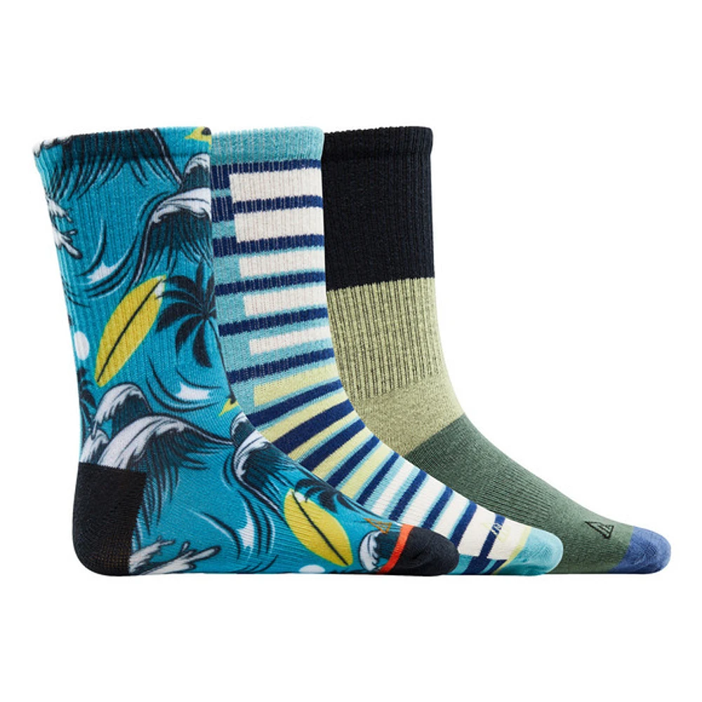 Great Waves (Pack of 3 pairs) - Junior Socks