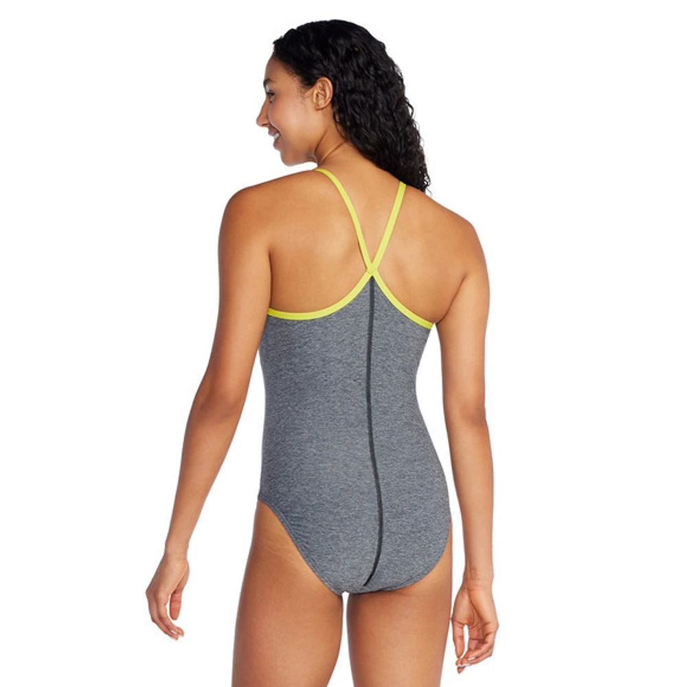 Heather Closed Back - Women's One-Piece Aquafitness Swimsuit