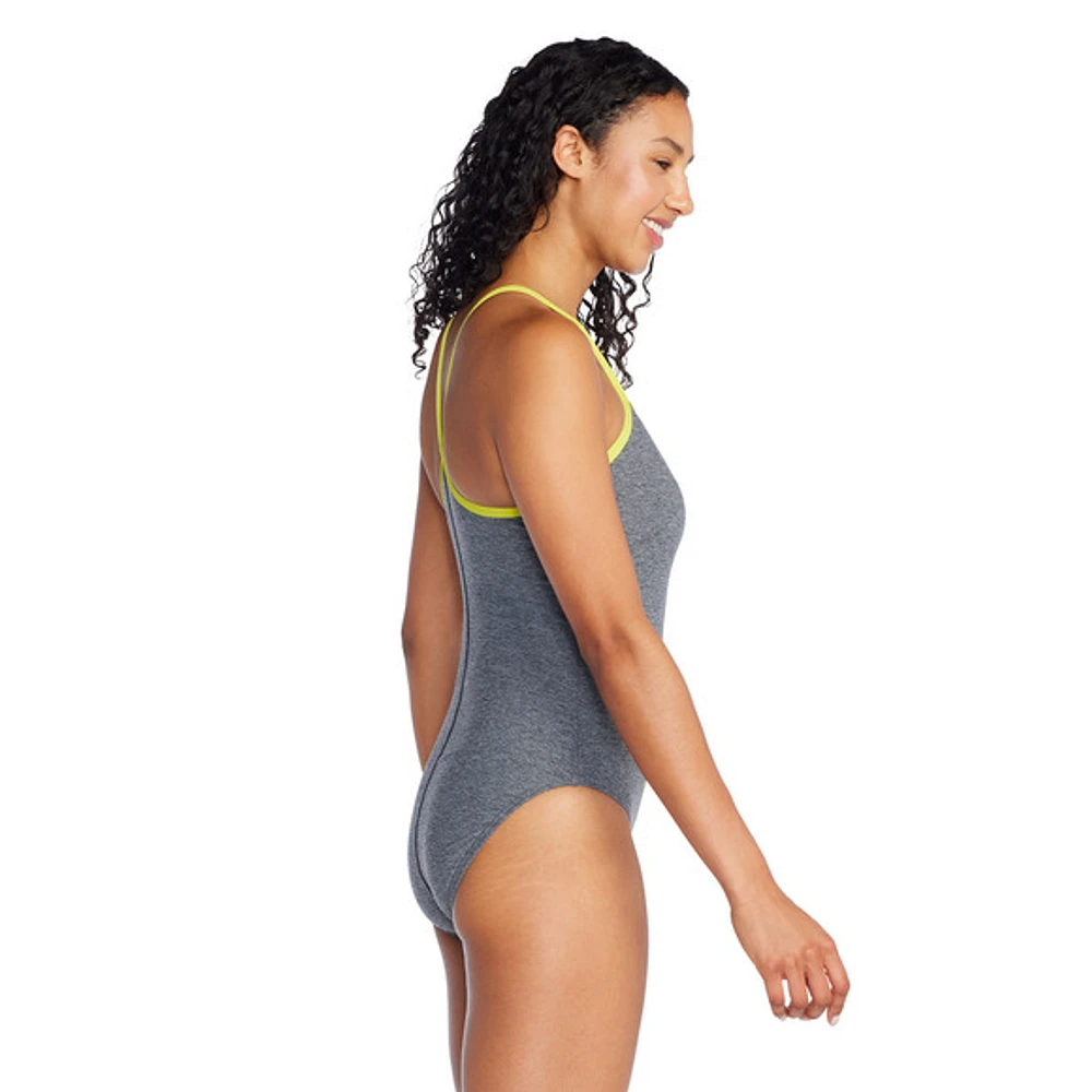 Heather Closed Back - Women's One-Piece Aquafitness Swimsuit