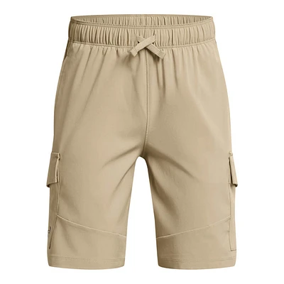 Pennant Woven Cargo - Boys' Athletic Shorts