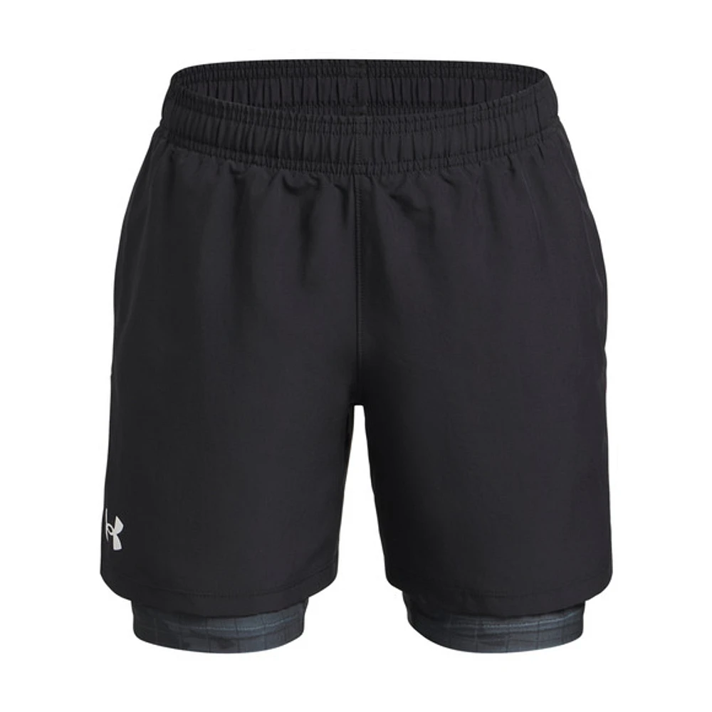 Woven - Short athlétique 2 en 1 pour garçon