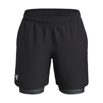Woven - Short athlétique 2 en 1 pour garçon