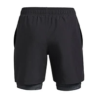 Woven - Short athlétique 2 en 1 pour garçon