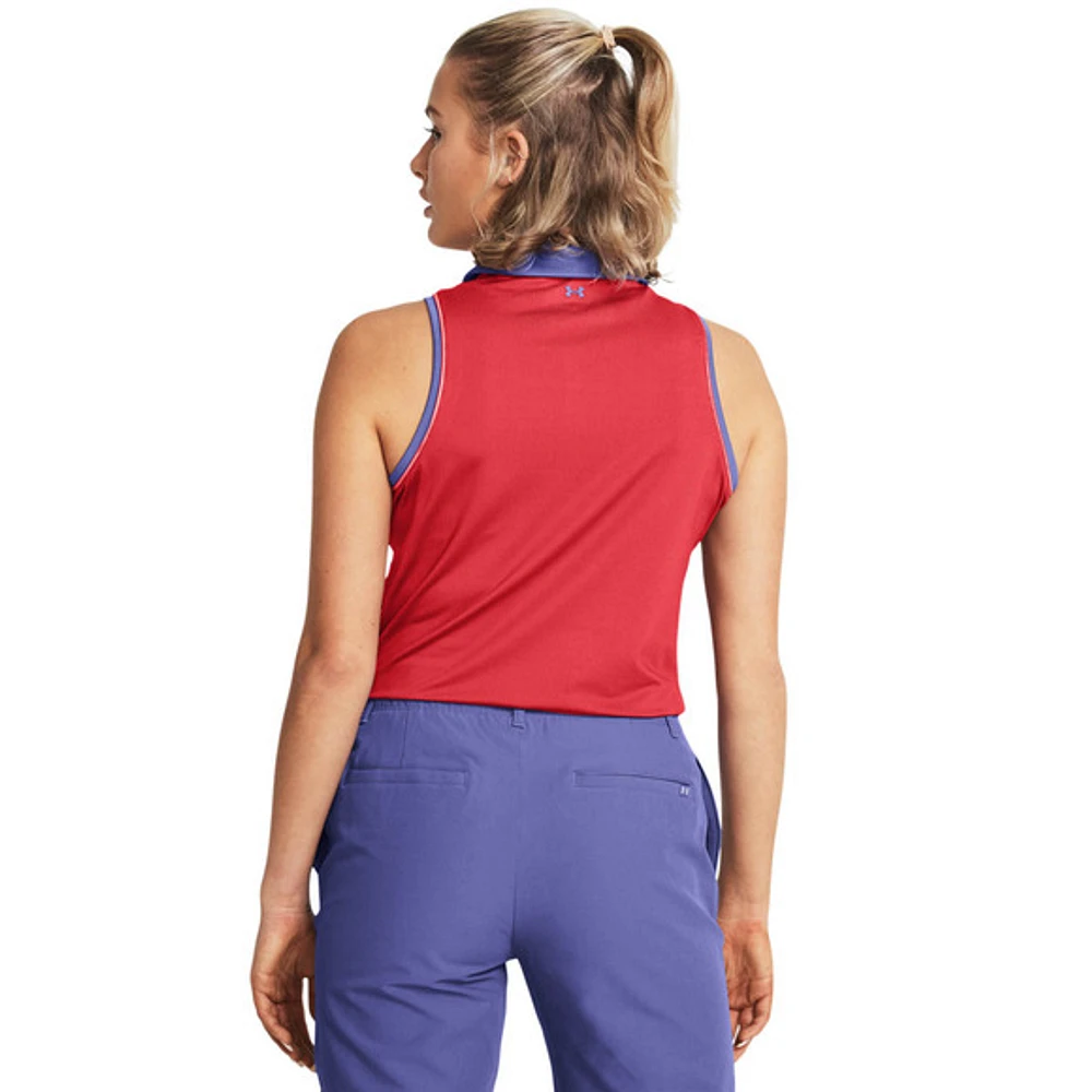 Playoff Jacquard - Women's Sleeveless Golf Polo