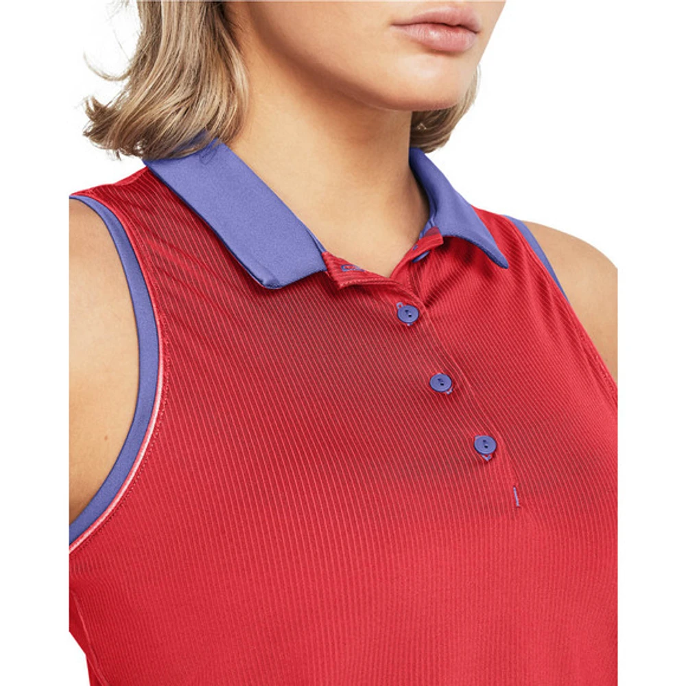 Playoff Jacquard - Women's Sleeveless Golf Polo