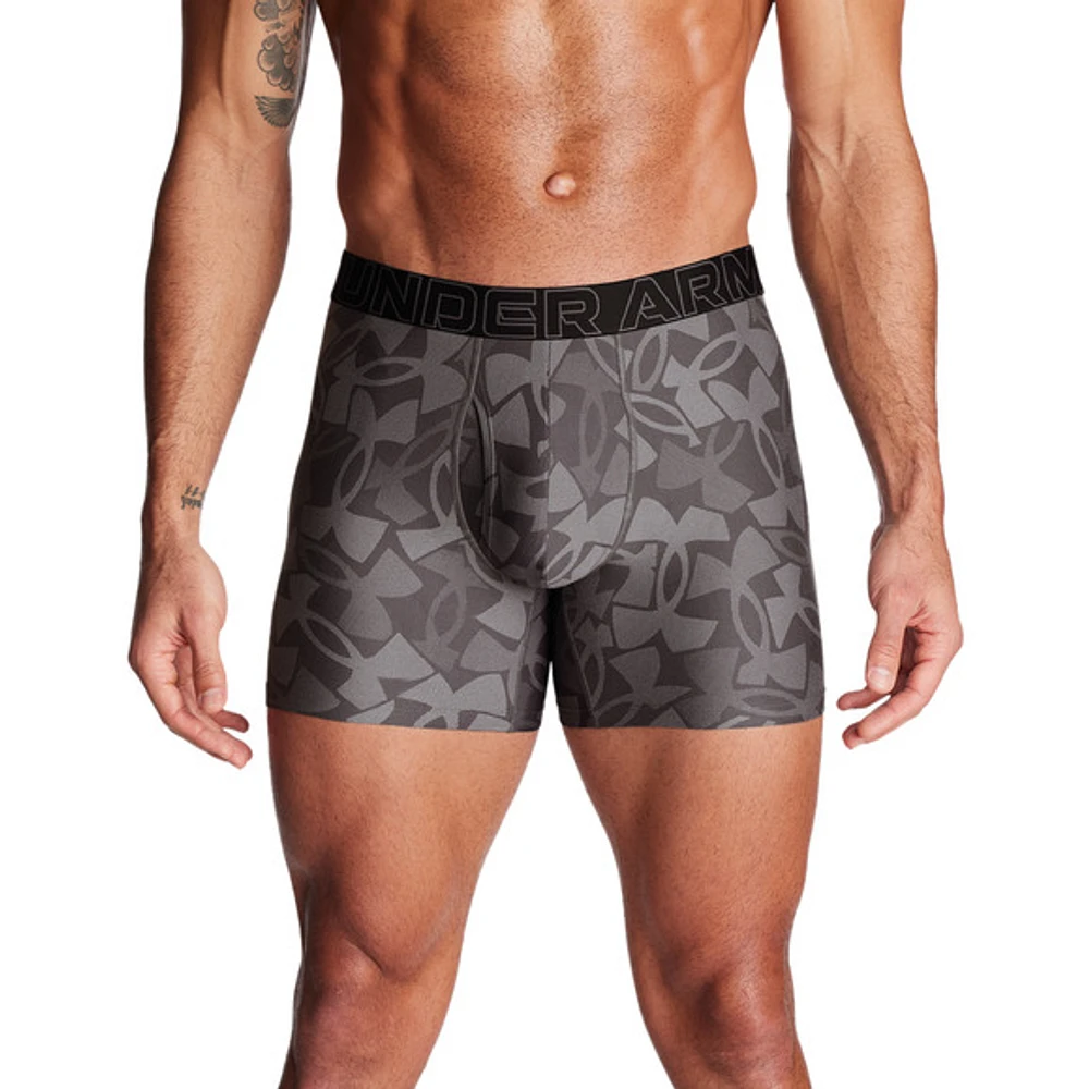 Performance Tech Print (Pack of 3) - Men's Fitted Boxers