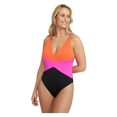 Summer Time Color Block - Maillot de bain une pièce pour femme