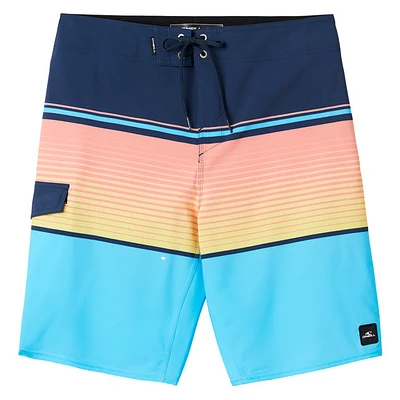 Lennox Stripe 18 - Boys' Board Shorts