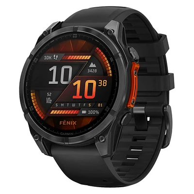 Fenix 8 Amoled Edition 47 mm - Montre intelligente avec GPS