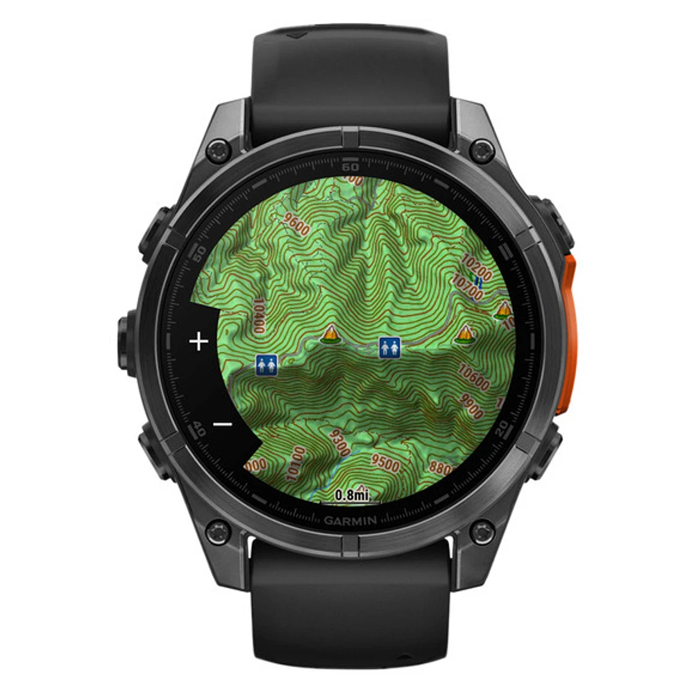 Fenix 8 Amoled Edition 47 mm - Montre intelligente avec GPS