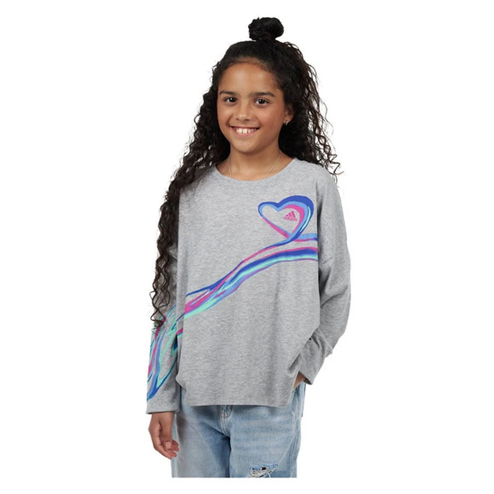 Heather - Girls' Long-Sleeved Shirt