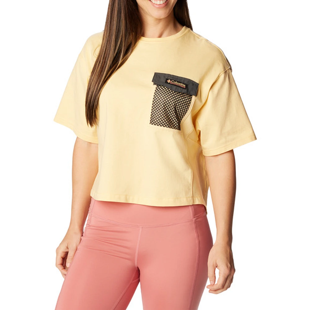 Painted Peak Knit Cropped - Women's T-Shirt