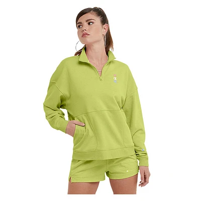 Campus French Terry - Women's Quarter Zip Sweater