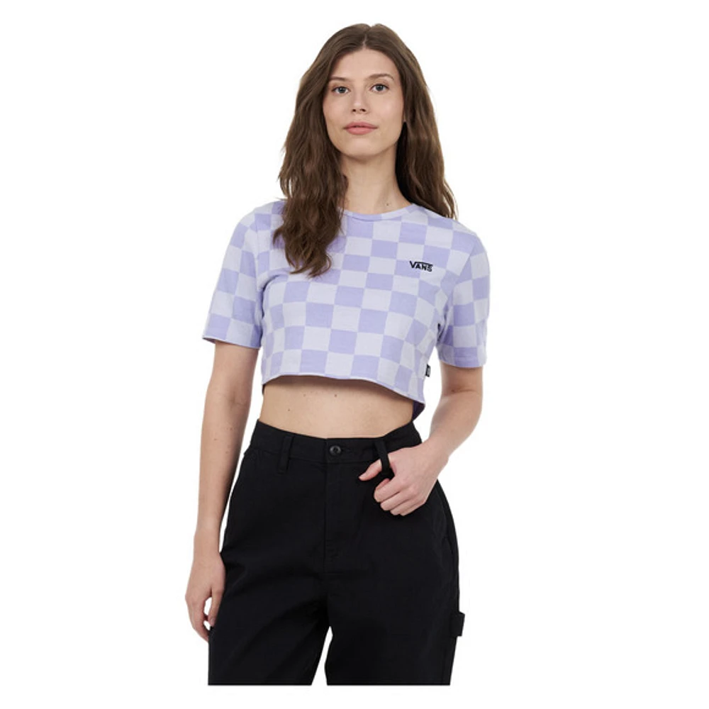 Checker Crew Crop II - T-shirt pour femme